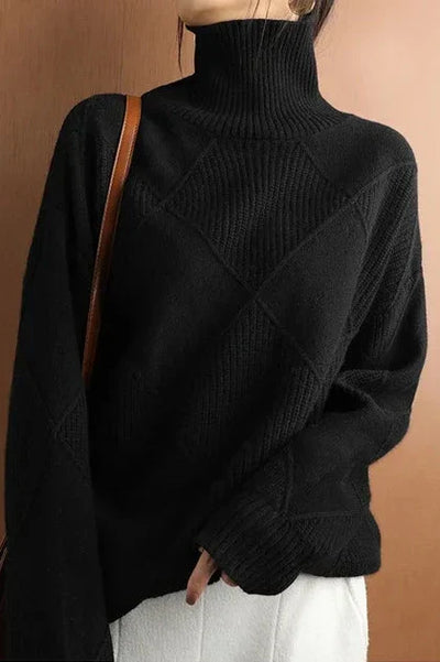 Valeria - Eleganter Pullover mit Rauten