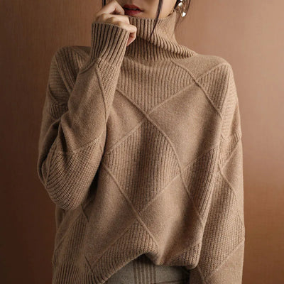 Valeria - Eleganter Pullover mit Rauten