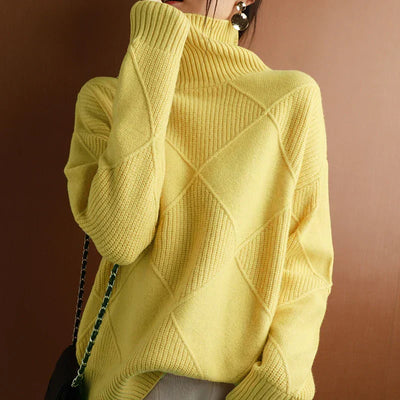 Valeria - Eleganter Pullover mit Rauten
