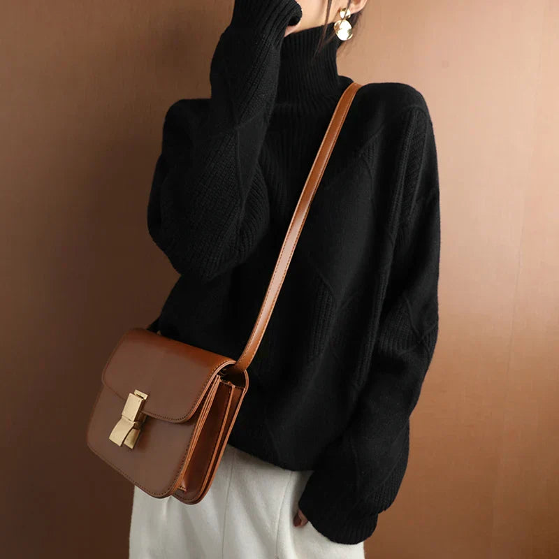 Valeria - Eleganter Pullover mit Rauten