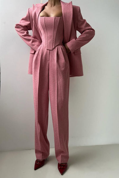 Harper™ – Drei-Teile-Set mit Doppelreiher-Blazer