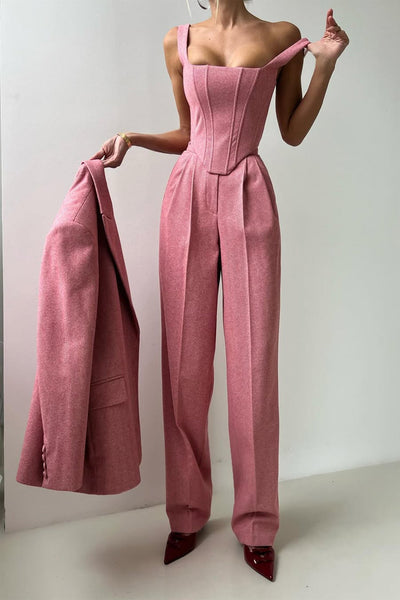 Harper™ – Drei-Teile-Set mit Doppelreiher-Blazer