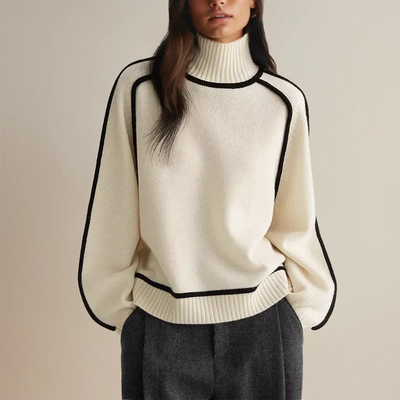 Mia - Eleganter Rollkragenpullover