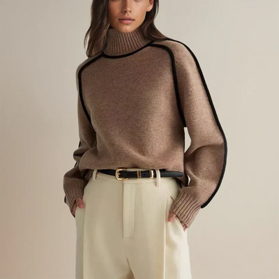 Mia - Eleganter Rollkragenpullover