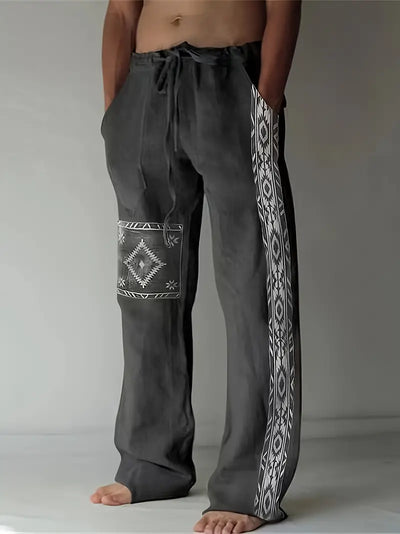 Rose-Berlin | Ethnische Hose mit Taschen