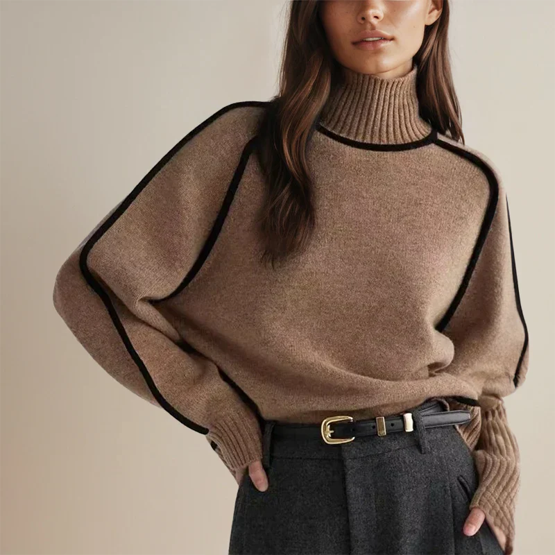 Mia - Eleganter Rollkragenpullover