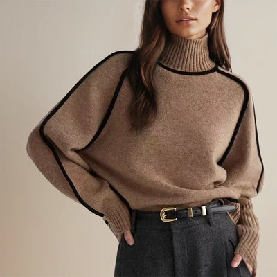 Mia - Eleganter Rollkragenpullover