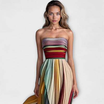 Flora - Buntes ärmelloses Kleid