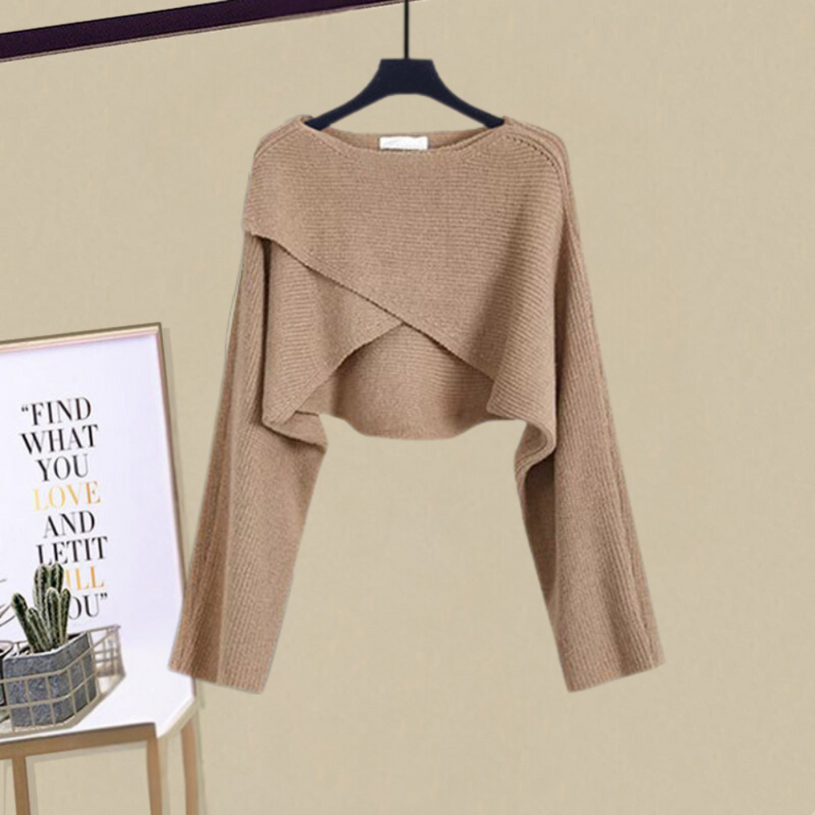 Enrica -  Elegant Strickkleid Set